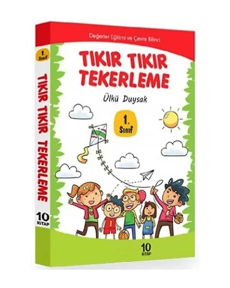 1. Sınıf Tıkır Tıkır Tekerleme Seti 10 Kitap