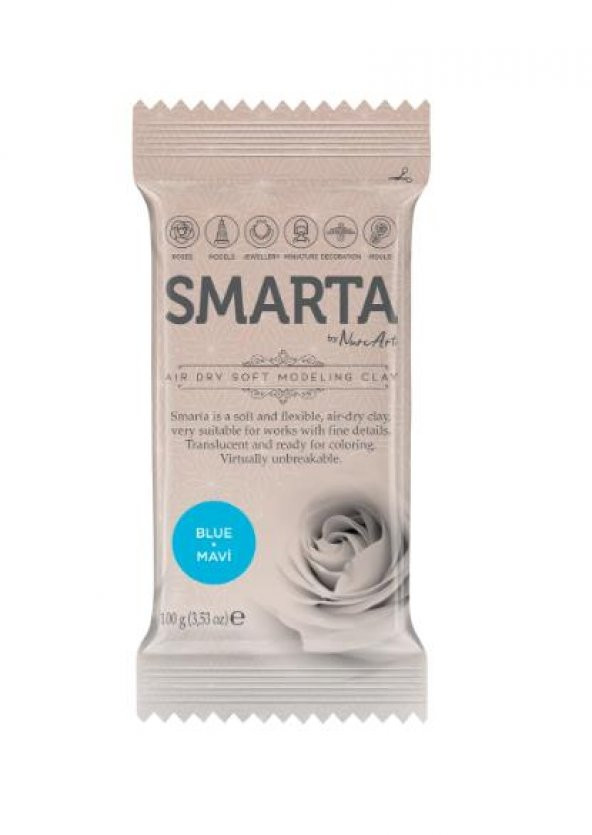 SMARTA HAVAYLA KURUYAN MODELLEME HAMURU MAVİ 100 GR