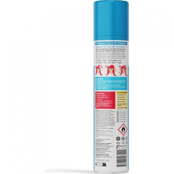 Pumpoo Dry Shampoo - French Powder 200 ml - 2