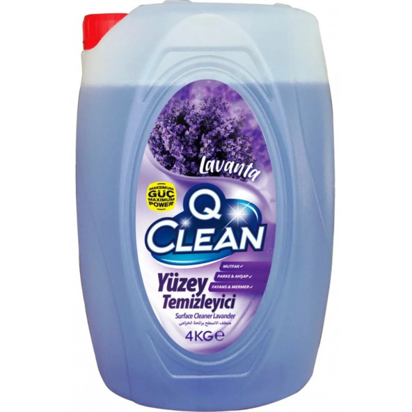 Q-Clean Yüzey Temizleyici Lavanta 4lt