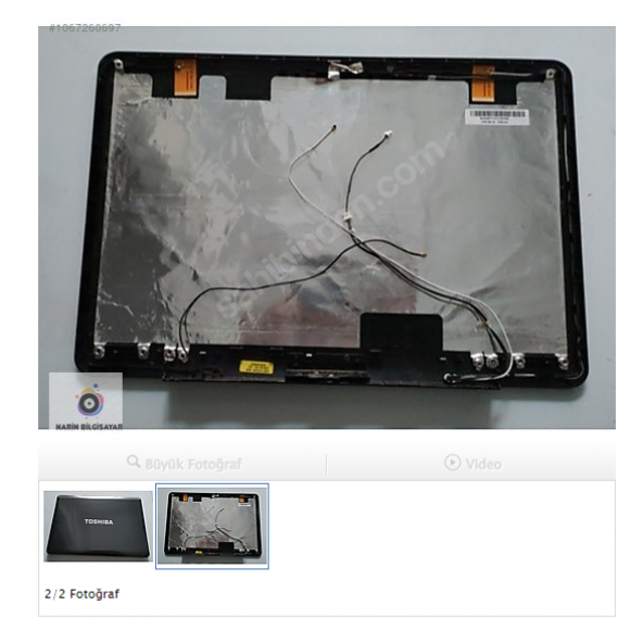 Toshiba Satellite L505 L505D Lcd Cover Ekran Kasası - 2