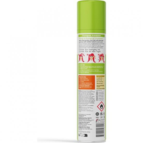 Pumpoo Dry Shampoo - Amazon 200 ml - 2