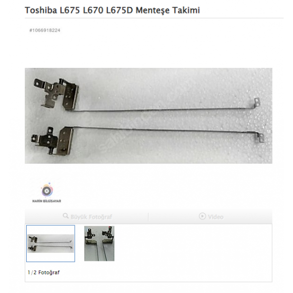 Toshiba L675 L670 L675D Menteşe Takimi