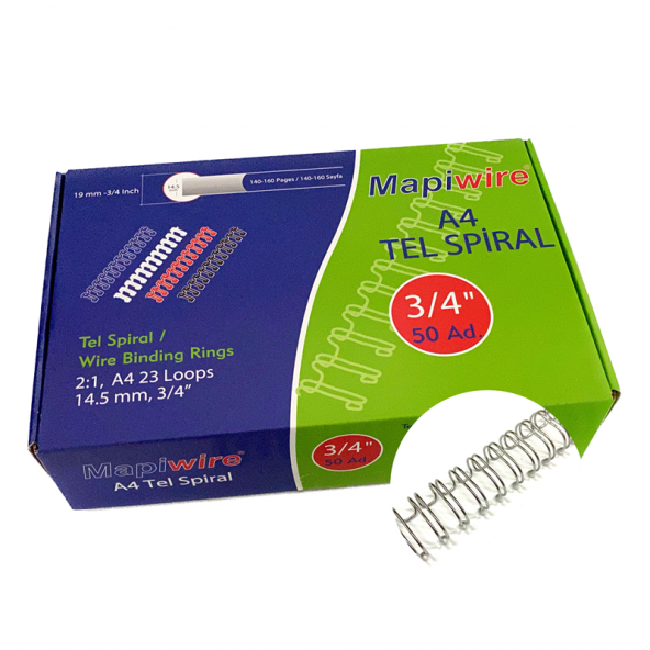 MAPİWİRE 3/4 KUTU TEL TRANSPAR50 AD.