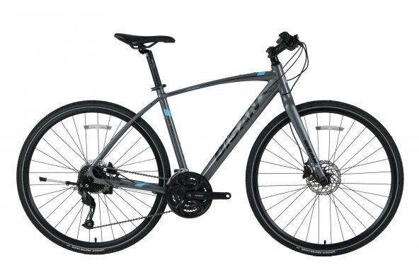 28J BİSAN TRX 8600 ALTUS ŞEHİR BİSİKLETİ - METALİK GRİ MAVİ - 56 KADRO