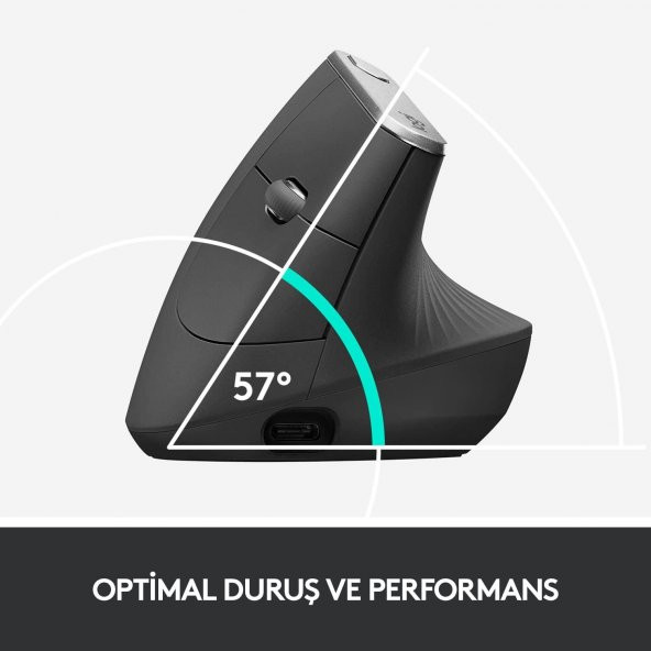 Logitech MX Vertical Advanced Ergonomic Ergo Mouse - 4