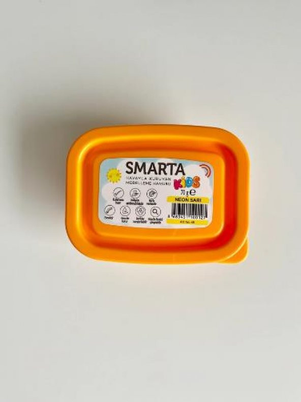 SMARTA KIDS HAVAYLA KURUYAN MODELLEME HAMURU NEON SARI 70GR