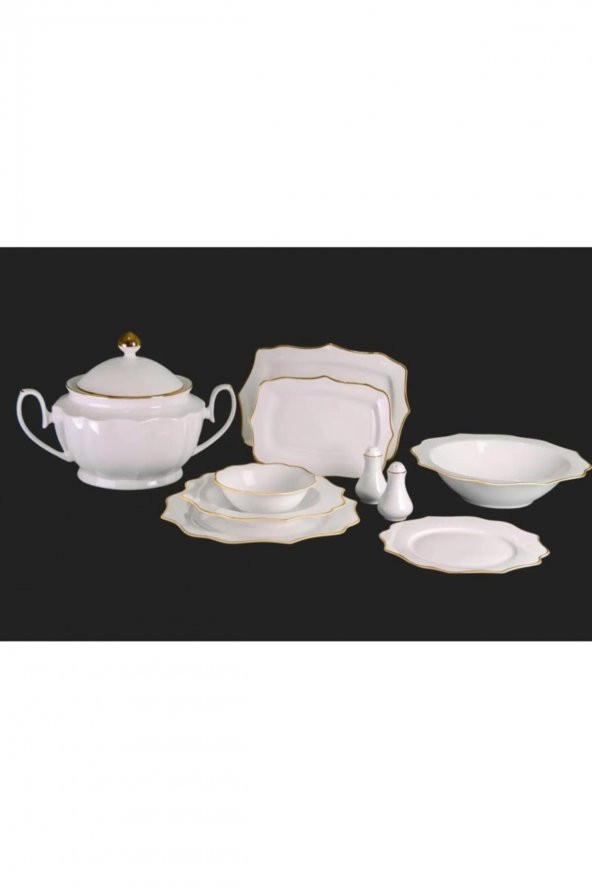 Royal London Diana Gold 12 Kişilik 60 Parça Yemek Takımı Rl01-109