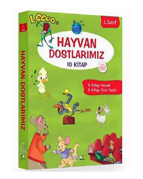 1. Sınıf Hayvan Dostlarımız Seti 10 Kitap