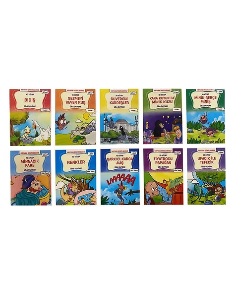 1. Sınıf Hayvan Dostlarımız Seti 10 Kitap - 2