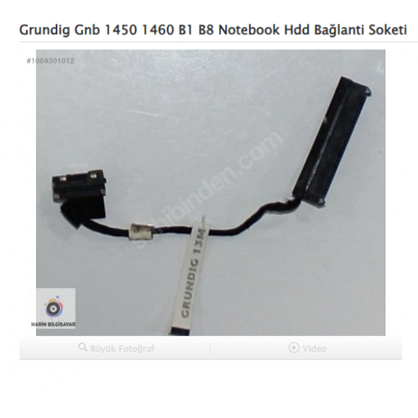 Grundig Gnb 1450 B2 B8 1460 B1 B8 Hdd Bağlanti Soketi