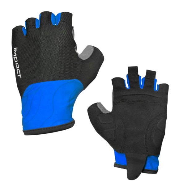 IMPACT Eldiven - VELOR, Jelli, Mavi  -  M beden