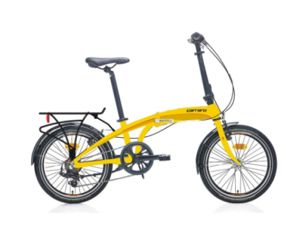20J CARRARO FLEXI 107 KATLANIR BİSİKLET - SARI SİYAH KIRMIZI