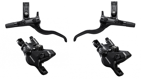 SHIMANO Disk Fren Set Ön Arka takım Siyah BL-M4100 - BR-MT410