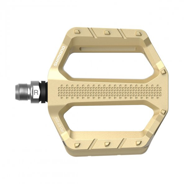 SHIMANO DÜZ ALİMÜNYUM PEDAL PD-EF202 - ALTIN - 2
