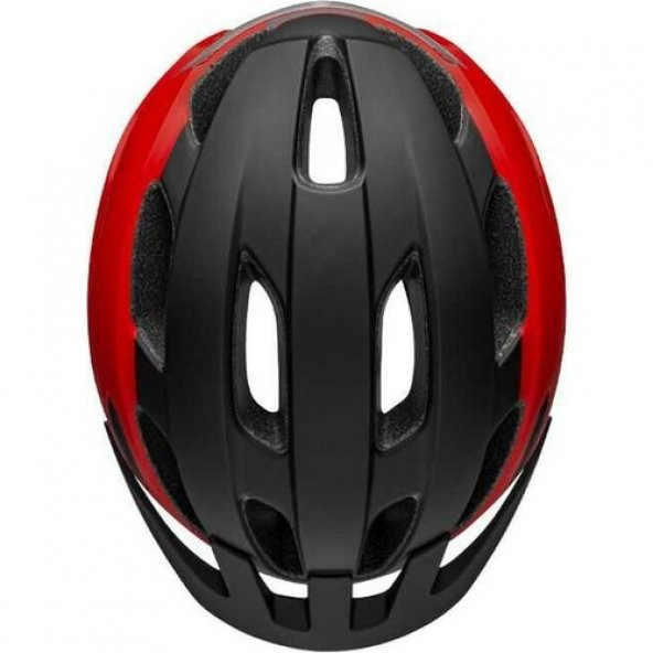 BELL KASK TRACE - 53-60 Cm Unisex MAT SİYAH-KIRMIZI - 3