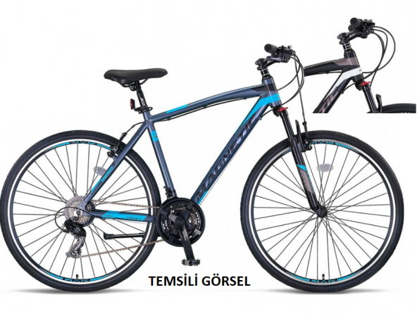 28J ÜMİT MAGNETIC V ŞEHİR BİSİKLETİ - SİYAH BEYAZ -  51
