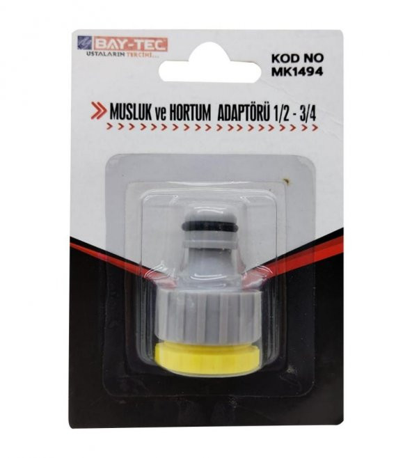 Bay-Tec Musluk ve Hortum Adaptörü 1/2-3/4 MK1494 (2 Adet) - 4