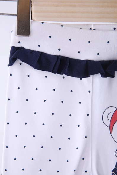 Babyhola Kız Bebek Patiksiz Alt Pantolon 8680 - 2