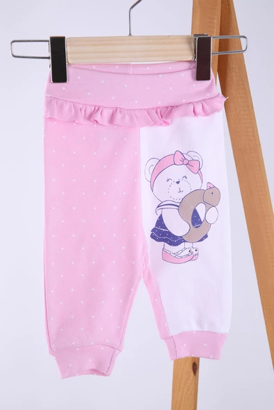 Babyhola Kız Bebek Patiksiz Alt Pantolon 8680 - 4