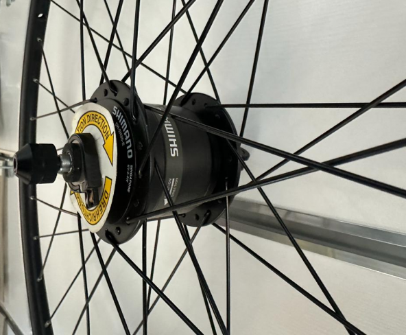 TAIWAN 28 Double Örülü Ön Jant, V-Fren, Shimano Dinamolu Göbek - Siyah - 2