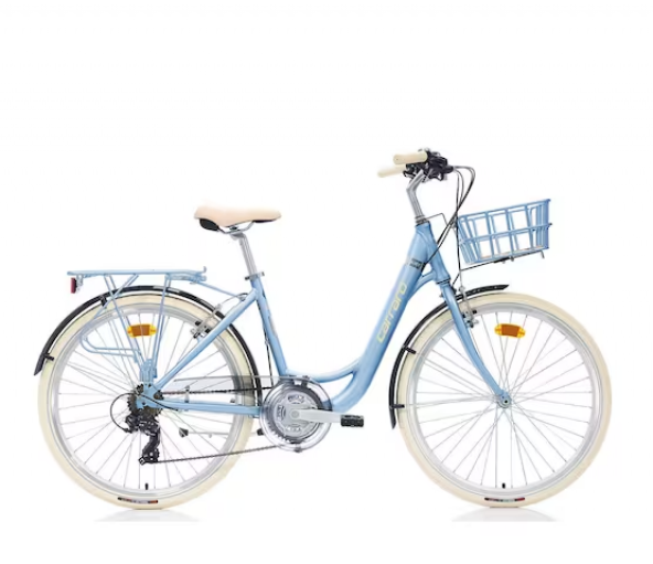 26J CARRARO JULIET ŞEHİR BİSİKLETİ - MAT GRİ KROM KREM - 43