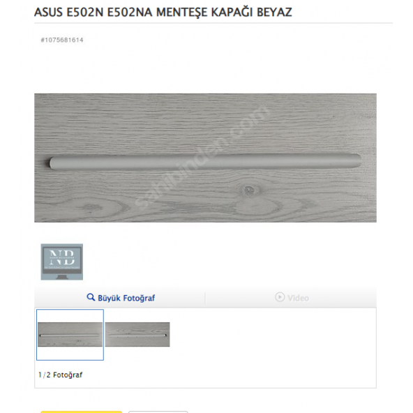 ASUS E502N E502NA MENTEŞE KAPAĞI BEYAZ