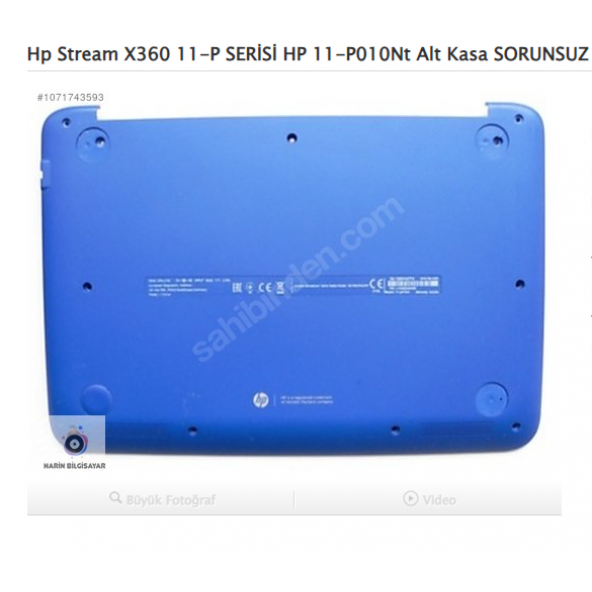 Hp Stream X360 11-P SERİSİ HP 11-P010Nt Alt Kasa