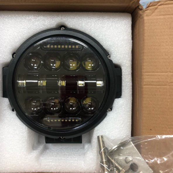 Offroad Angel Adaptif 15 led 96w Çalışma Lambası Yuvarlak Sis - 4