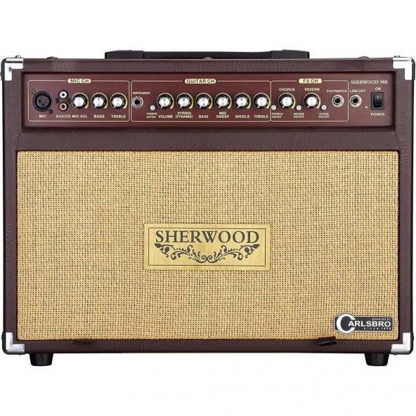 Carlsbro Sherwood30R 30 Watt Akustik Amfi (Reverb)