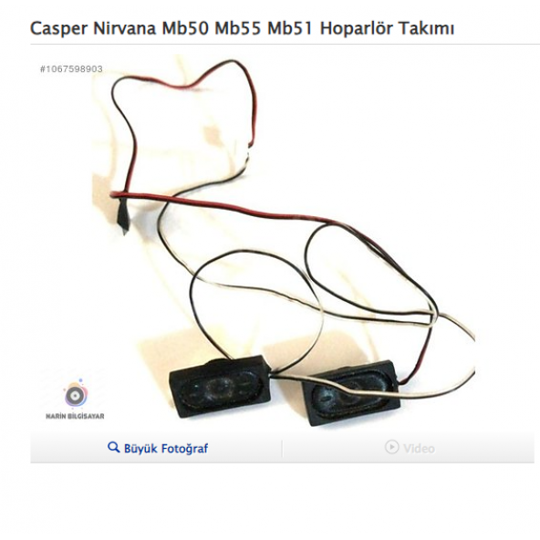 Casper Nirvana Mb50 Mb55 Mb51 Hoparlör Takımı