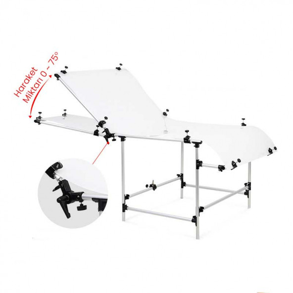 Gdx PHT-60130 Ürün Çekim Masası (60x130 cm) - 5