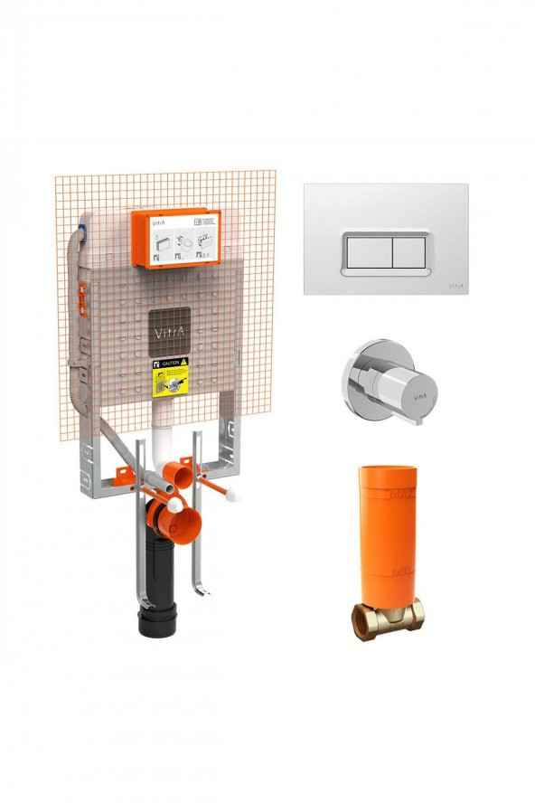 VitrA 800-1868 V8 Asma Klozet Gömme Rezervuar Seti