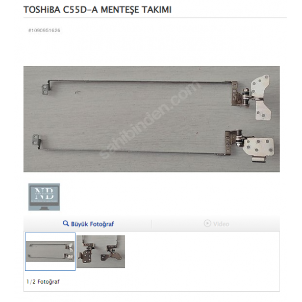 TOSHiBA C55D-A MENTEŞE TAKIMI