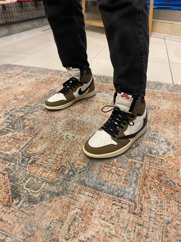 Elagance AJ1 X Travis Scott Dark Mocha