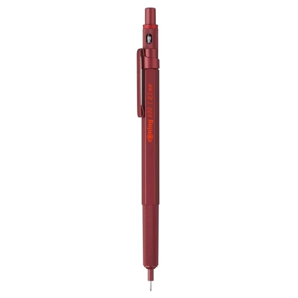 ROTRING 600 MEKANİK KURŞUN KALEM 05 mm KIRMIZI