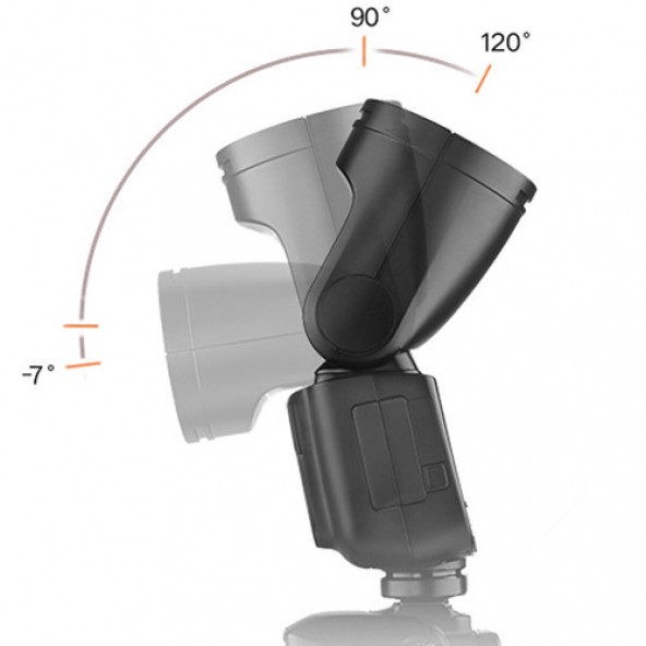 Godox V1 Nikon Flash Kit (Yuvarlak Kafa) - 4