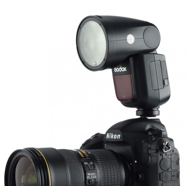 Godox V1 Nikon Flash Kit (Yuvarlak Kafa) - 5