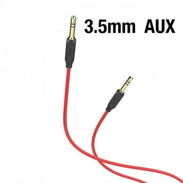 Coofbe Hc Seri 1Mt 3.5MM Aux Kablosu Ses Aktarım Kablosu AUX to AUX Araç Hoparlör Kulaklık Aux Kablo - 2