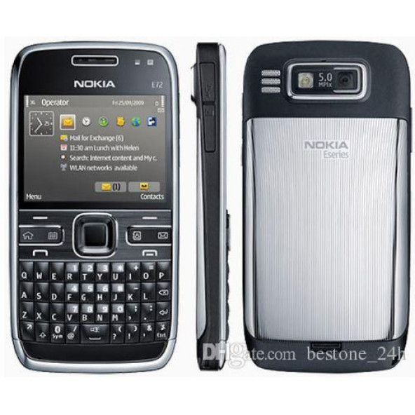Nokia E72 Yeni Full Komple Cep telefon kılıfı Kapak  tuş Takımı - 2