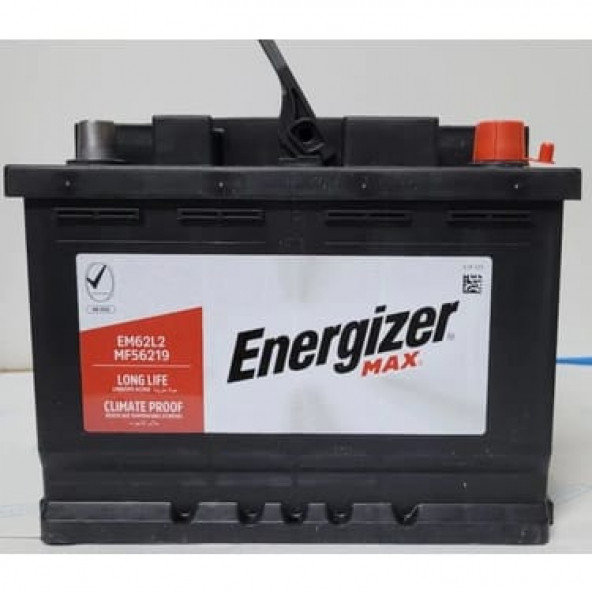 Energizer 12 Volt 62 Amper Akü 60 Kasasında