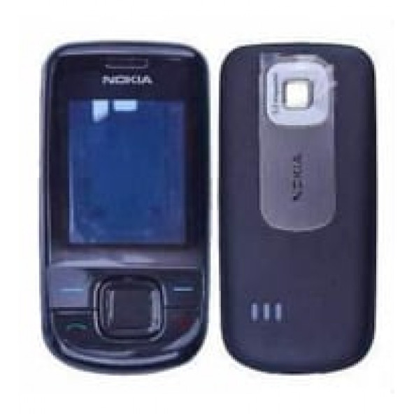 Nokia 3600S Kapak Nokia 3600 Slide Uyumlu siyah Renk Ön Kapak Arka Kapak Tuş Takımı