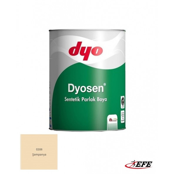 DYO Dyosen 0,75 Lt Şampanya 0306 Sentetik Parlak Boya ürün görseli
