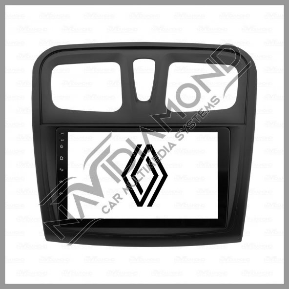 NAVIDIAMOND RENAULT SYMBOL 2013-2021 8 GB RAM 128 GB HAFIZA ANDROID MULTIMEDIA TEYP