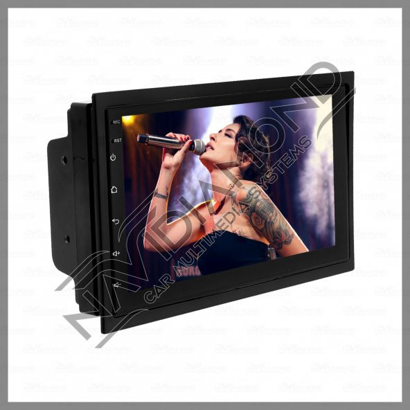 NAVIDIAMOND MX72S 7 INCH 2 GB RAM 32 GB HAFIZA CARPLAY + ANDROID AUTO MULTIMEDIA ANDROID NAVIGASYON TEYP