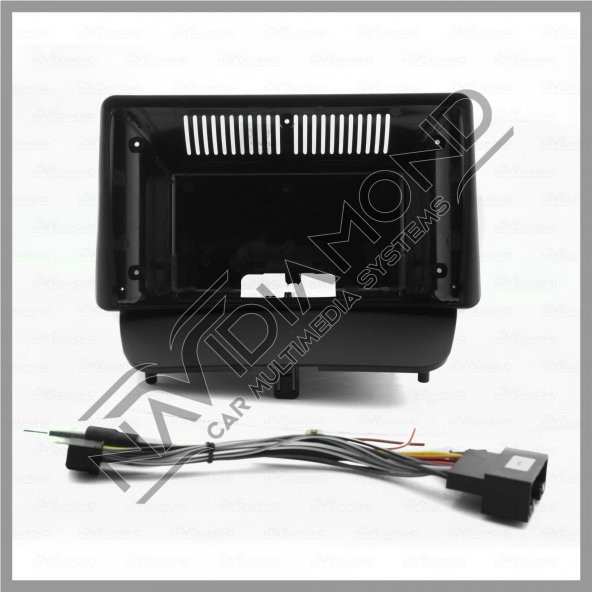 NAVIDIAMOND FORD COURIER DELÜX PAKET ANDROİD TEYP ÇERÇEVE (9 INCH) - SOKET - CANBUS