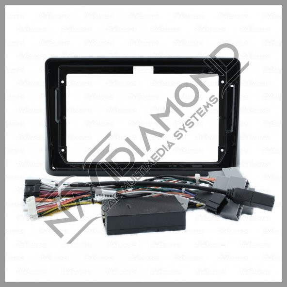 NAVIDIAMOND HONDA JAZZ 2020-2023 ANDROİD TEYP ÇERÇEVE (9 INCH) - SOKET - 1
