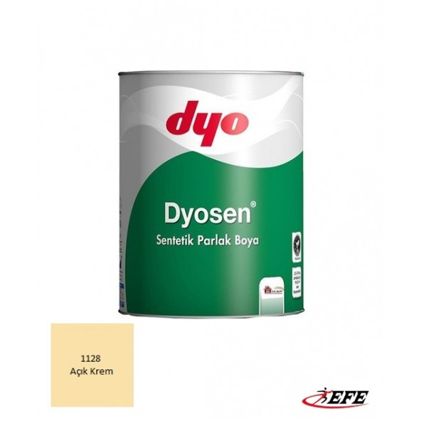 DYO Dyosen 0,75 Lt Açık Krem 1128 Sentetik Parlak Boya