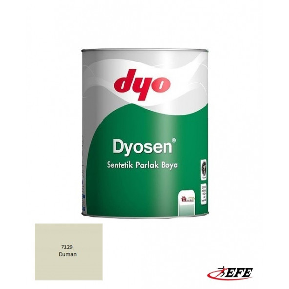 DYO Dyosen 0,75 Lt Duman 7129 Sentetik Parlak Boya