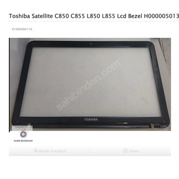 Toshiba Satellite C850 C855 L850 L855 Lcd Bezel H0000050130